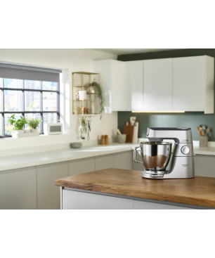 KENWOOD Titanium Chef Baker XL KVL85.004SI Küchenmaschine Silber (Rührschüsselkapazität: 7 Liter, 1200 Watt)