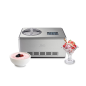SOLIS OF SWITZERLAND Gelateria Pro Touch 8502 Eismaschine (200 Watt, Silber)