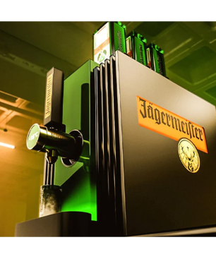 JÄGERMEISTER 3-Bottle-TAP-Machine 4. Gen Zapfanlage Schwarz