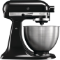 KITCHENAID 5K45SSEOB CLASSIC 4.3L ONYX SW Küchenmaschine Onyxschwarz (Rührschüsselkapazität: 4,3 Liter, 275 Watt)