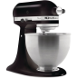 KITCHENAID 5K45SSEOB CLASSIC 4.3L ONYX SW Küchenmaschine Onyxschwarz (Rührschüsselkapazität: 4,3 Liter, 275 Watt)