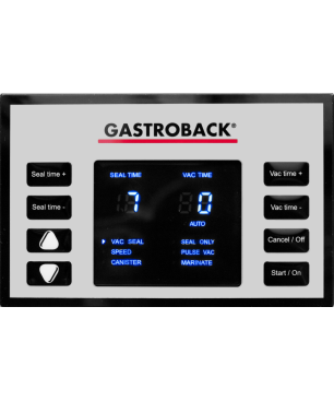 GASTROBACK 46016 Advanced Professional Design Vakuumierer Edelstahl/Schwarz