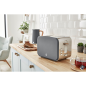 SWAN Nordic STRP1060GRYNEU Set Toaster und Wasserkocher Grau (900 Watt, Schlitze: 2)