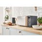 SWAN Nordic STRP1060GRYNEU Set Toaster und Wasserkocher Grau (900 Watt, Schlitze: 2)