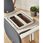 SWAN Nordic STRP1060GRYNEU Set Toaster und Wasserkocher Grau (900 Watt, Schlitze: 2)