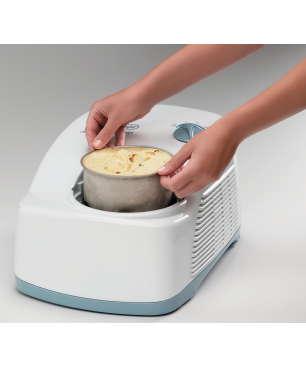 DELONGHI ICK 5000 WEISS Eismaschine (230 Watt, Weiß)