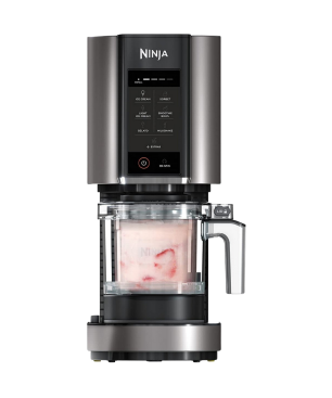 NINJA NC300EU CREAMI Eismaschine (800 Watt, Schwarz/Silber)