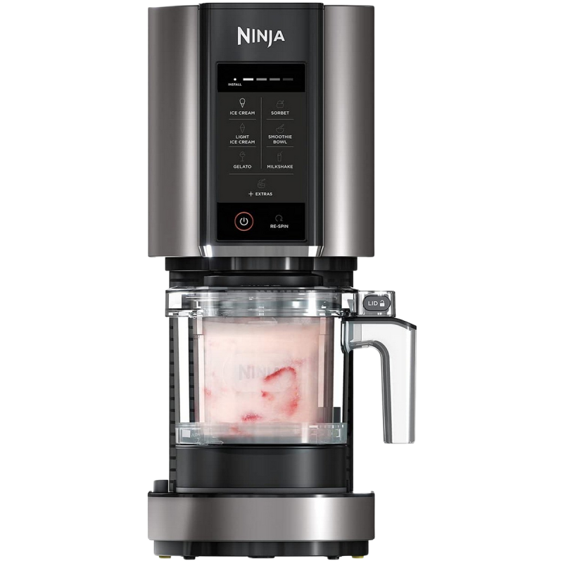 NINJA NC300EU CREAMI Eismaschine (800 Watt, Schwarz/Silber)
