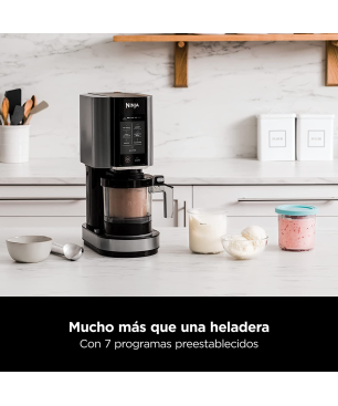 NINJA NC300EU CREAMI Eismaschine (800 Watt, Schwarz/Silber)