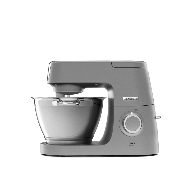 KENWOOD KVC 5391 S CHEF ELITE Küchenmaschine Silber/Edelstahl (Rührschüsselkapazität: 4,6 Liter, 1200 Watt)