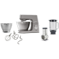 KENWOOD KVC 5391 S CHEF ELITE Küchenmaschine Silber/Edelstahl (Rührschüsselkapazität: 4,6 Liter, 1200 Watt)