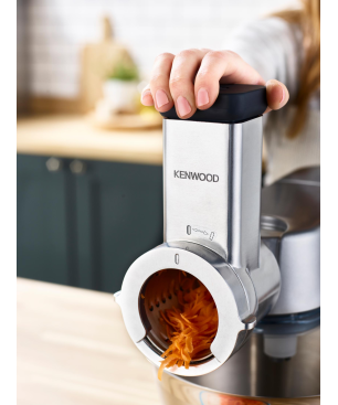 KENWOOD KVC 5391 S CHEF ELITE Küchenmaschine Silber/Edelstahl (Rührschüsselkapazität: 4,6 Liter, 1200 Watt)