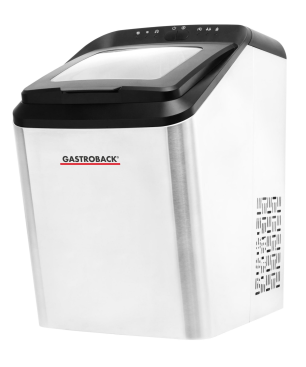 GASTROBACK 41143 EISWÜRFELBEREITER BARTENDER PRO Eiswürfelbereiter (145 Watt, Silber)