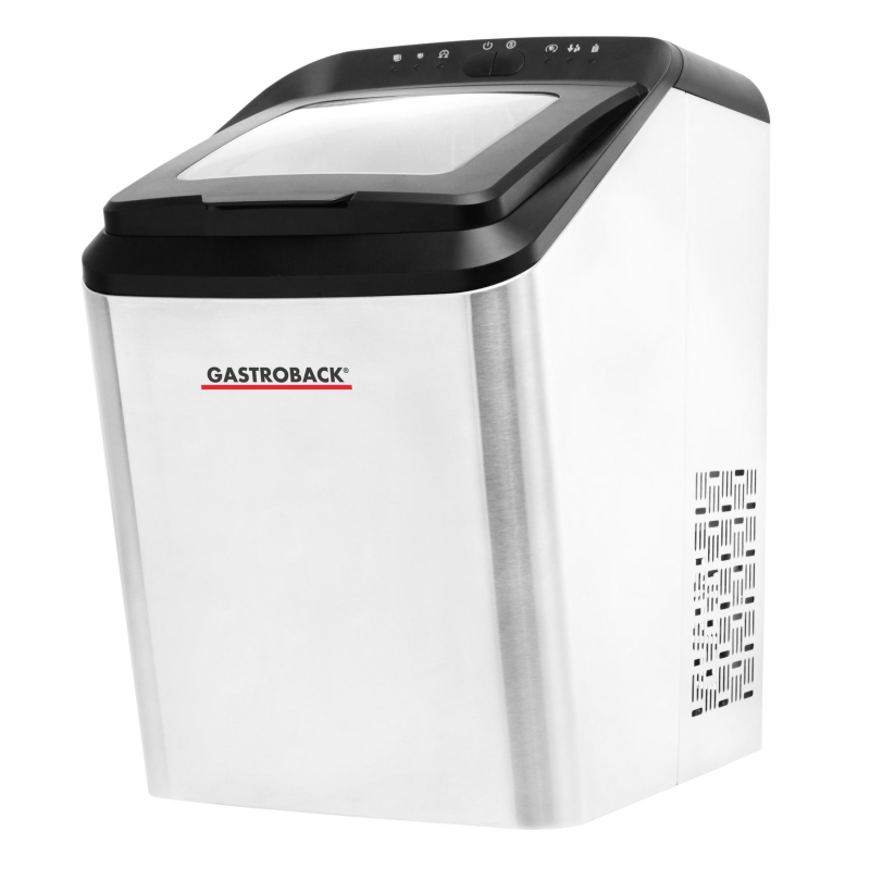 GASTROBACK 41143 EISWÜRFELBEREITER BARTENDER PRO Eiswürfelbereiter (145 Watt, Silber)
