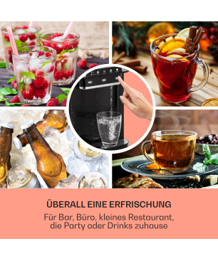 KLARSTEIN Aqueous Eiswürfelmaschine (100 Watt, Silber)