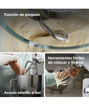 KENWOOD KMX 750 BK KMIX KÜCHENMASCHINE Küchenmaschine Rich Black (Rührschüsselkapazität: 5 Liter, 1000 Watt)