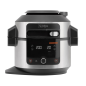 NINJA OL550EU Foodi 11-in-1 SmartLid Multikocher Stainless Steel/Black (Rührschüsselkapazität: 6 Liter, 1460 Watt)