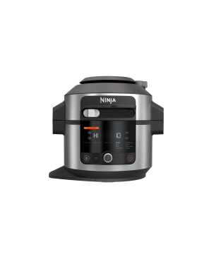 NINJA OL550EU Foodi 11-in-1 SmartLid Multikocher Stainless Steel/Black (Rührschüsselkapazität: 6 Liter, 1460 Watt)
