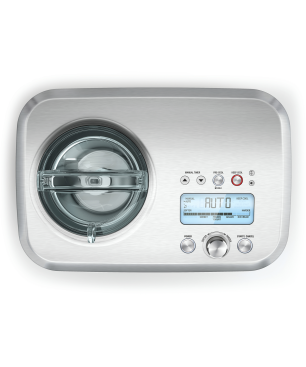 SAGE The Smart Scoop Eismaschine (200 Watt, Silber)