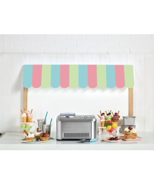 SAGE The Smart Scoop Eismaschine (200 Watt, Silber)