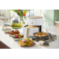PHILIPS HD9870/20 Premium Airfryer XXL Smart Sensing 7.3L Heißluftfritteuse 2225 Watt Weiß/Champagner