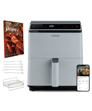COSORI Dual Blaze Heißluftfritteuse 1700 Watt grau