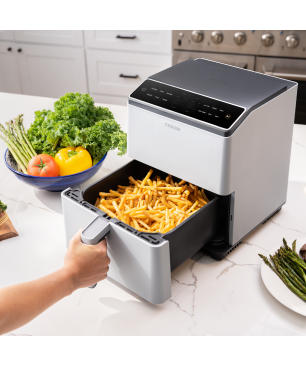 COSORI Dual Blaze Heißluftfritteuse 1700 Watt grau