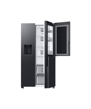 SAMSUNG RH68B8821B1/EG Side-by-Side (E, 1780 mm hoch, Premium Black Steel/Urban Silver)