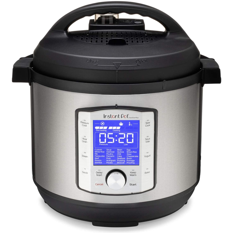 INSTANT POT Duo Evo Plus 5,7L Multikocher (1200 Watt, Silber)