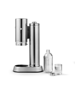 AARKE A1081 Carbonator Pro Wassersprudler, Silber
