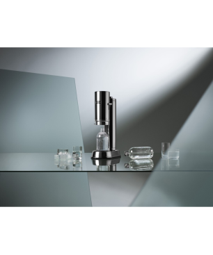 AARKE A1081 Carbonator Pro Wassersprudler, Silber