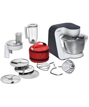 BOSCH MUM 50 E 32 DE Küchenmaschine Weiß (Rührschüsselkapazität: 3,9 Liter, 800 Watt)