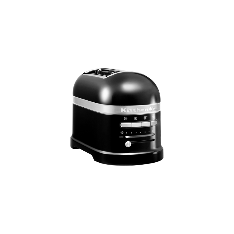 KITCHENAID 5KMT2204EOB Artisan Toaster Schwarz (1250 Watt, Schlitze: 2)