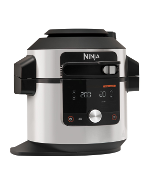 NINJA Foodi MAX 12-in-1 SmartLid Multikocher Multikocher Edelstahl/Schwarz (1760 Watt)