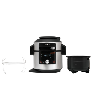 NINJA Foodi MAX 12-in-1 SmartLid Multikocher Multikocher Edelstahl/Schwarz (1760 Watt)
