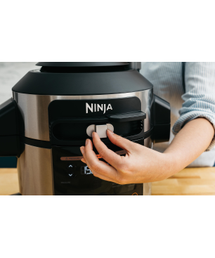 NINJA Foodi MAX 12-in-1 SmartLid Multikocher Multikocher Edelstahl/Schwarz (1760 Watt)