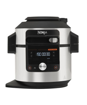 NINJA Foodi MAX 12-in-1 SmartLid Multikocher Multikocher Edelstahl/Schwarz (1760 Watt)