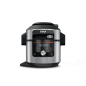 NINJA Foodi MAX 12-in-1 SmartLid Multikocher Multikocher Edelstahl/Schwarz (1760 Watt)