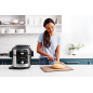 NINJA Foodi MAX 12-in-1 SmartLid Multikocher Multikocher Edelstahl/Schwarz (1760 Watt)