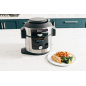 NINJA Foodi MAX 12-in-1 SmartLid Multikocher Multikocher Edelstahl/Schwarz (1760 Watt)