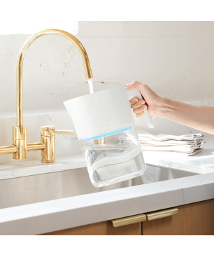 LARQ Pitcher PureVis Wasserfilter, Weiß
