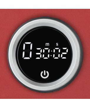 H.KOENIG H.Koenig Küchenmaschine KM124 - 8 Geschwindigkeiten Gebäck-Roboter Rot / Silber (Rührschüsselkapazität: 5 Liter, 800