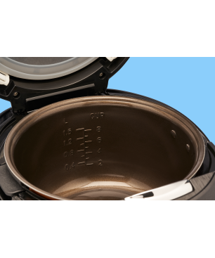 REISHUNGER Digitaler Reiskocher Reiskocher und Dampfgarer (860 Watt, Schwarz)