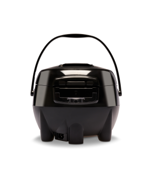 REISHUNGER Digitaler Reiskocher Reiskocher und Dampfgarer (860 Watt, Schwarz)