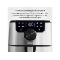 PRINCESS SMART Smarte Heißluftfritteuse 1500 Watt Silber-Schwarz