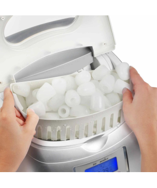 PRINCESS 422312 Eiswürfelmaschine (120 Watt, Grau)