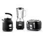 WESTINGHOUSE WES10 Wasserkocher Toaster Mixer Set schwarz (1750 Watt, Schlitze: 4)