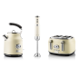 WESTINGHOUSE WES18 Wasserkocher Toaster Mixer Set cremeweiß (1750 Watt, Schlitze: 4)
