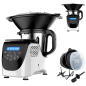 BEST DIRECT Chef-O-Matic ® Kitchen Robot Küchenmaschine mit Kochfunktion weiß (Rührschüsselkapazität: 3 Liter, 1200 Watt)