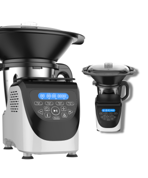 BEST DIRECT Chef-O-Matic ® Kitchen Robot Küchenmaschine mit Kochfunktion weiß (Rührschüsselkapazität: 3 Liter, 1200 Watt)